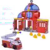 Spin Master Paw Patrol Fire Rescue - Feuerwehr-Station Spielset , Spielgebäude mit Geschoss-Abwurf, Licht- und Soundeffekten,