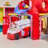 Spin Master Paw Patrol Fire Rescue - Feuerwehr-Station Spielset , Spielgebäude mit Geschoss-Abwurf, Licht- und Soundeffekten,