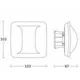 Steinel Präsenzmelder Hallway UP Wand Sensor COM1 weiß, Retail