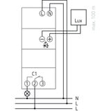 Theben Analoger Dämmerungsschalter LUNA 110 plus AL 1 Kanal, inkl. Lichtsensor