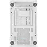 Thermaltake View 170 WS ARGB Snow White, Tower-Gehäuse weiß/holz, Tempered Glass x 2, Holz-Struktur