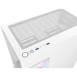 Thermaltake View 170 WS ARGB Snow White, Tower-Gehäuse weiß/holz, Tempered Glass x 2, Holz-Struktur