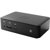 i-tec Thunderbolt 5 Quattro Display Docking Station, Dockingstation schwarz, 5x USB, Power Delivery 140W