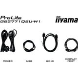 iiyama G-Master GB2771QSU-W1 Red Eagle, Gaming-Monitor 68.5 cm (27 Zoll), weiß (matt), QHD, Fast-IPS, HDMI, DP, G-Sync komp., USB-Hub, 200Hz Panel