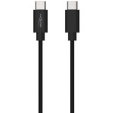 Ansmann USB Typ-C zu Typ-C Daten und Ladekabel schwarz, 1,2 Meter, Laden mit bis zu 60 Watt