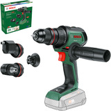 Bosch Heimwerken & Garten Akku-Bohrschrauber AdvancedDrill 18V-80 QuickSnap Solo + Zubehör grün/schwarz, ohne Akku und Ladegerät, POWER FOR ALL ALLIANCE