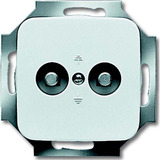 Busch-Jaeger Potentialausgleich Anschlussdose zweifach Unterputz weiß, Retail