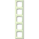 Busch-Jaeger Rahmen 5-fach weiß, Retail