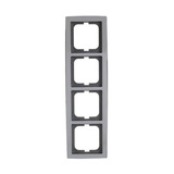 Busch-Jaeger Rahmen vierfach chrom, Retail