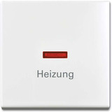 Busch-Jaeger Wippe mit Aufdruck weiß, Retail