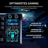Corsair GALLEON 100 SD, Gaming-Tastatur schwarz, DE-Layout, Corsair MLX Pulse