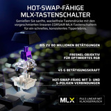 Corsair GALLEON 100 SD, Gaming-Tastatur schwarz, DE-Layout, Corsair MLX Pulse