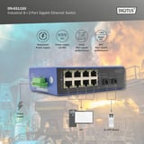 Digitus Industrial 8+2-Port Gigabit Ethernet, Switch 