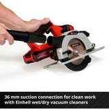 EINHELL Power X-Change Akku-Handkreissäge TE-CS 18/150 Li-Solo, 18Volt rot/schwarz, ohne Akku und Ladegerät