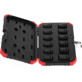 GEDORE Red Kraftschrauber-Steckschlüssel-Satz 1/2", 12-teilig rot/schwarz, SW 10mm - 24mm
