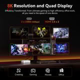 GEEKOM A7 MAX, Mini-PC silber, Windows 11 Pro