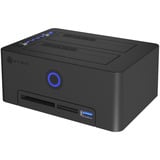 ICY BOX IB-1233CL-CR, Dockingstation schwarz