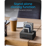 ICY BOX IB-1233CL-CR, Dockingstation schwarz