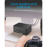 ICY BOX IB-1233CL-CR, Dockingstation schwarz