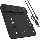 ICY BOX IB-2913MCL-C31, Dockingstation schwarz, 2,5"/3,5" SATA, M.2 NVMe