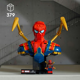 LEGO 76326 Marvel Super Heroes Iron Spider-Man Büste, Konstruktionsspielzeug 