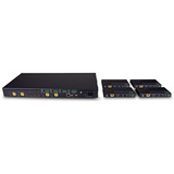 Lindy 150m Cat.6 4x4 HDMI 4K60 HDBaseT Matrix Extender, HDMI Splitter schwarz