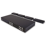 Lindy 150m Cat.6 4x4 HDMI 4K60 HDBaseT Matrix Extender, HDMI Splitter schwarz