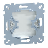 Merten Blindabdeckung für Relais und Unterputzgeräte ohne Krallen aluminium, Retail