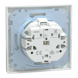 Merten Schutzkontaktsteckdose mit Schraubklemme und erhöhtem Berührungsschutz weiß (glänzend), Retail