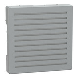 Merten Zentralplatte für Signalgeber aus Thermoplast, edelmatt aluminium, Retail