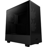 NZXT H5 Flow RGB All Black, Tower-Gehäuse schwarz (matt),  Tempered Glass