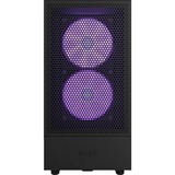 NZXT H5 Flow RGB All Black, Tower-Gehäuse schwarz (matt),  Tempered Glass