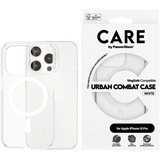 PanzerGlass Urban Combat Case, Handyhülle transparent/weiß, iPhone 15 Pro, MagSafe