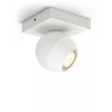 Philips HUE White Ambiance Buckram Einzelspot, Leuchte weiß, inkl. Dimmschalter