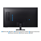 SAMSUNG Smart AI Monitor S43FM700UU, LED-Monitor 108 cm (43 Zoll), schwarz, UltraHD/4K, VA, HDR, Fernbedienung, Lautsprecher