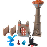 Spin Master Drachenzähmen leicht gemacht - Drachen-Arena: Fackelturm-Spielset, Spielgebäude 
