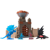 Spin Master Drachenzähmen leicht gemacht - Drachen-Arena: Fackelturm-Spielset, Spielgebäude 