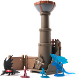 Spin Master Drachenzähmen leicht gemacht - Drachen-Arena: Fackelturm-Spielset, Spielgebäude 