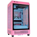 Thermaltake The Tower 200 , Tower-Gehäuse rosa, Tempered Glas