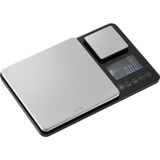 Witt Dual-Küchenwaage schwarz/silber, Mit zwei Messtellern