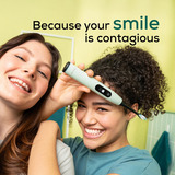 Beurer SC 50 Peppermint Green Planet, Elektrische Zahnbürste hellgrün, incl. 2 Bürstenköpfe