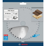 Bosch Professional PRO Wood Kreissägeblatt, Ø 160mm, 36Z Bohrung 20mm, für Handkreissägen