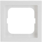 Busch-Jaeger Rahmen einfach für Schalter, Taster und Steckdosen, future linear, Typ 1721-184K weiß (glänzend), Retail