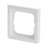 Busch-Jaeger Rahmen einfach für Schalter, Taster und Steckdosen, future linear, Typ 1721-184K weiß (glänzend), Retail