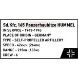 COBI Panzerhaubitze Hummel (Sd.Kfz.165), Konstruktionsspielzeug 