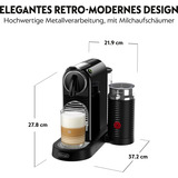 DeLonghi Nespresso Citiz EN 267.BAE, Kapselmaschine schwarz/silber