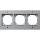 Gira Abdeckrahmen dreifach TX44, Abdeckung aluminium, Retail