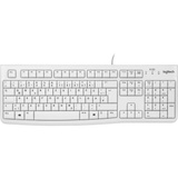Logitech Keyboard K120, Tastatur weiß, DE-Layout
