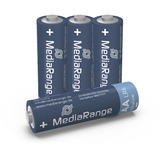 MediaRange Premium Alkaline Batterien, Mignon AA|LR6|1.5V, 4er 4 Stück, AA