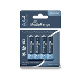 MediaRange Premium Alkaline Batterien, Mignon AA|LR6|1.5V, 4er 4 Stück, AA